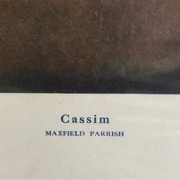 Authentic *Cassim,* by Maxfield Parrish "SALE" - Picture 3 of 3